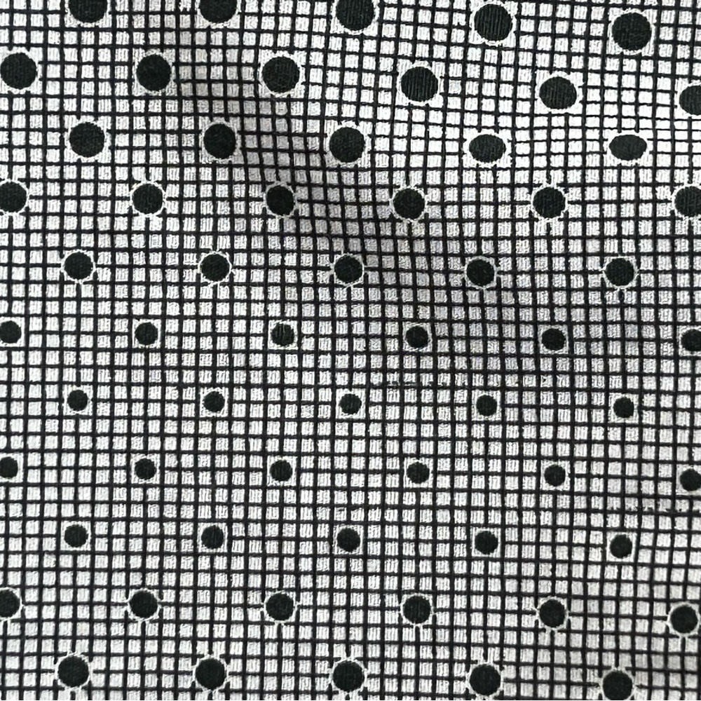 Bugatchi UOMO Black and White Patterned Button Down Dress Shirt Size L - Picture 7 of 10